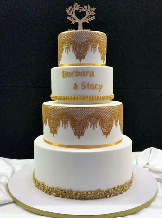 תמונה של עוגת חתונה מלכותית