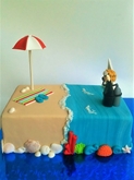 תמונה של עוגת בר מצווה לצוללן