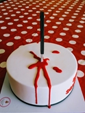 תמונה של 57 עוגת יום הולדת סרט אימה