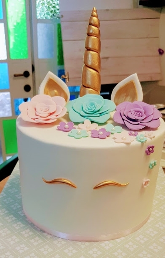 תמונה של עוגת יום הולדת חד קרן
